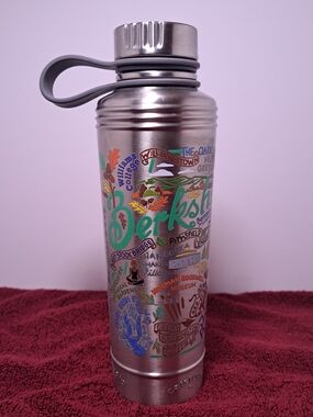 Catstudio 18oz Stainless Steel Thermos Berkshire Mass. decorated.